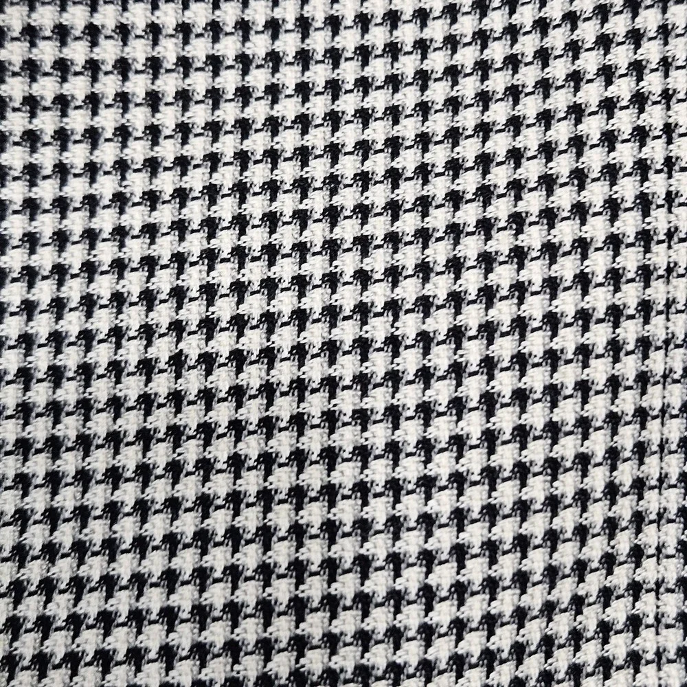 Countess Mara 46 L Silk Wool Houndstooth Sport Jacket Coat Preppy Gerry MALOOF'S